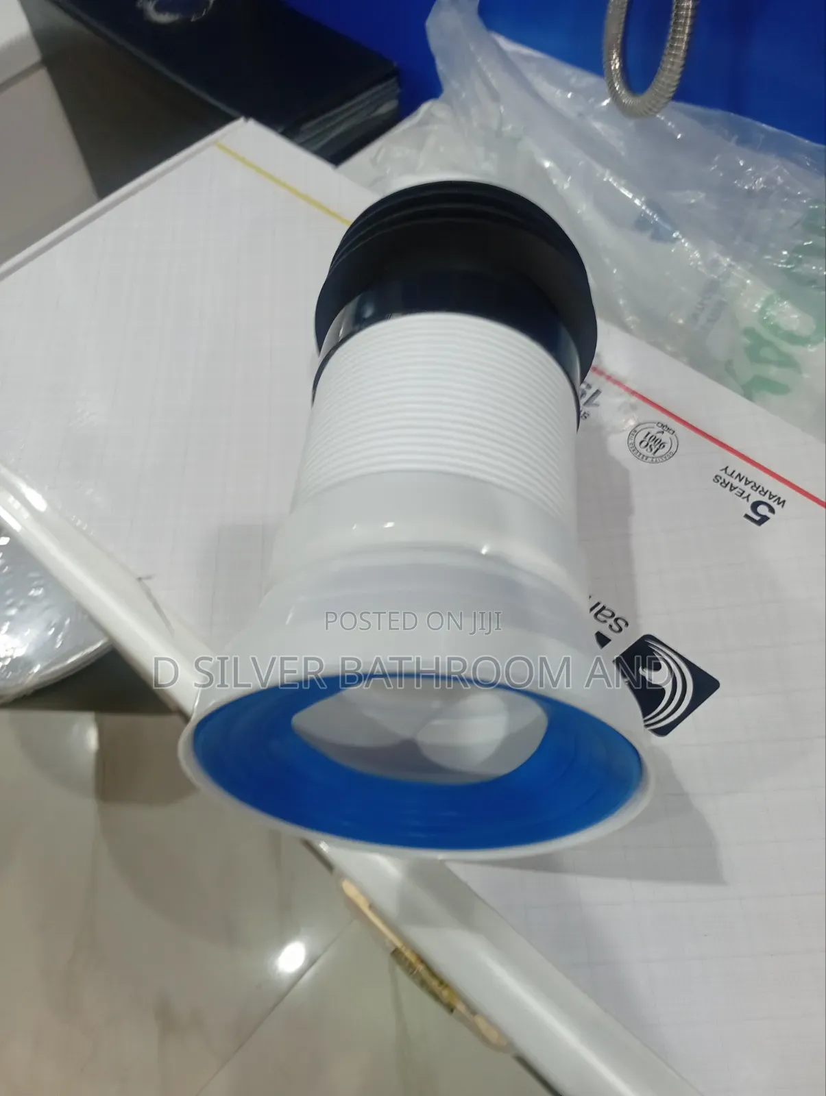 Flexible Toilet Pipe Connector, Anti Snake Protection