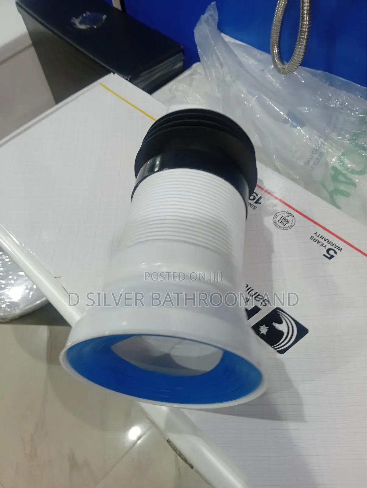 Flexible Toilet Pipe Connector, Anti Snake Protection