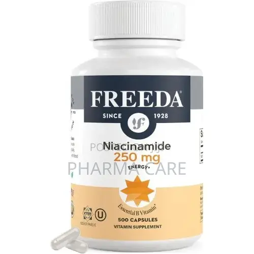 Niacinamide Vitamin B3 250mg - 500 Capsules No Flush Niacin Formula