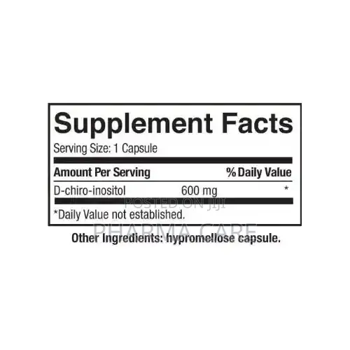 DCI D-Chiro-Inositol 60 Capsules Pcos - Polycystic Ovarian Syndrome