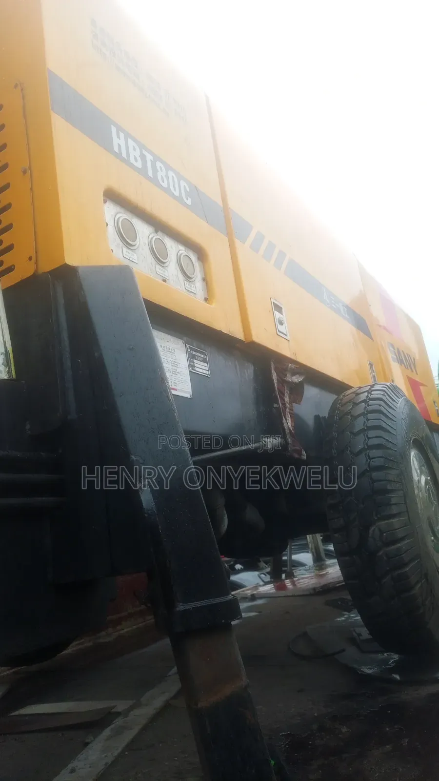 Sany Hbt800c Concrete Pump