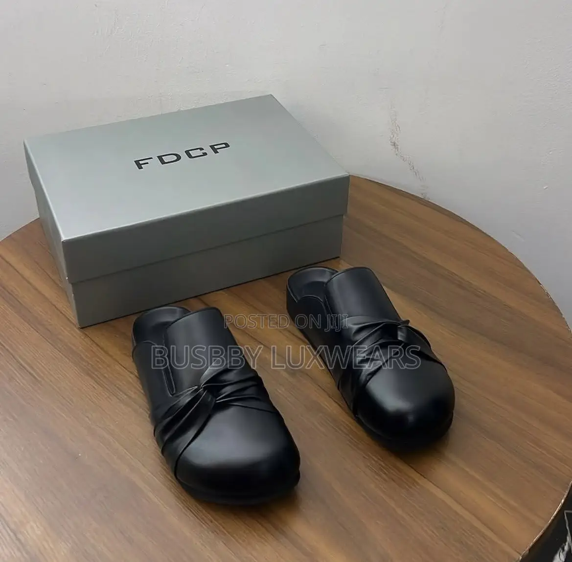 FDCP Leather Mules for Men