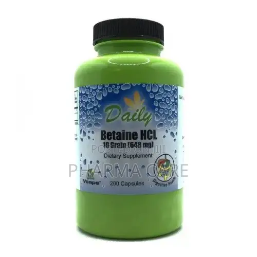 Betaine HCL 648 Mg 200 Capsules
