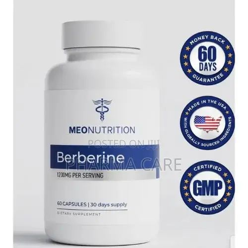 Berberine 60 Caps Support Blood Sugar and Insulin Levels