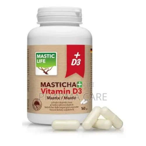 Mastic Gum + Vitamin D3 - 160 Capsules