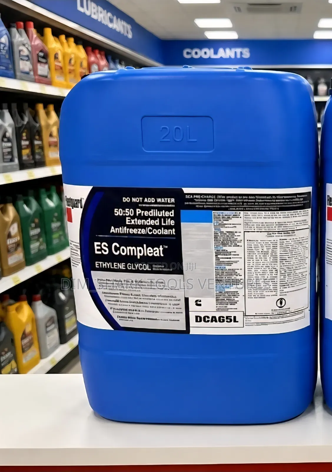 20-Lit ES Compleat 50:50 Prediluted Ethylene Glycol Antifreeze/Coolant