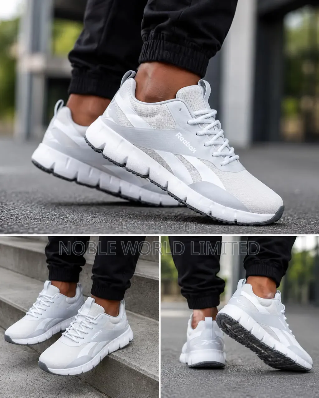 Reebok Black/White Sneakers MAT 7j