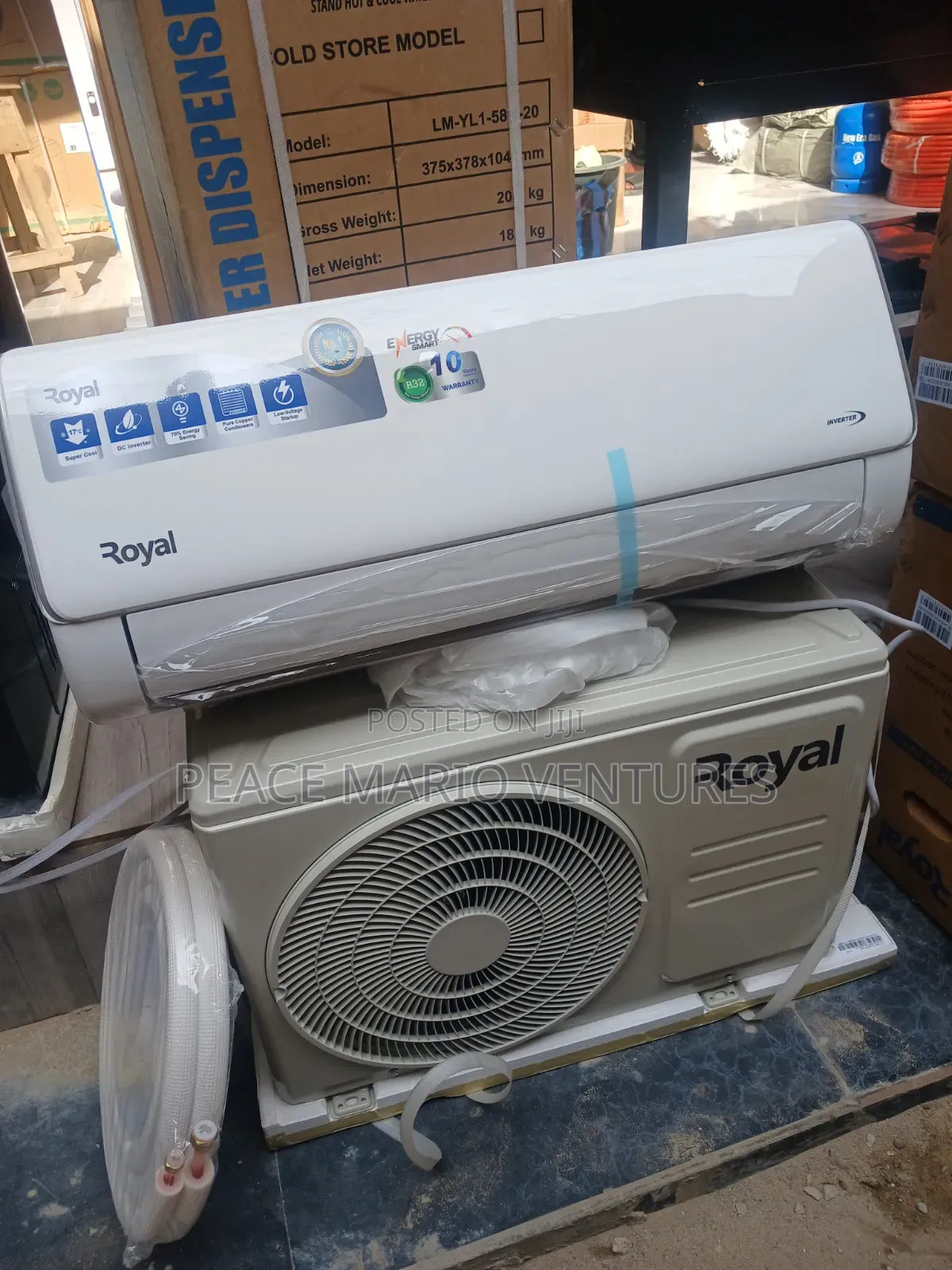 Royal Quality 1hp Inverter Airconditioner R32 Gas With Warranty