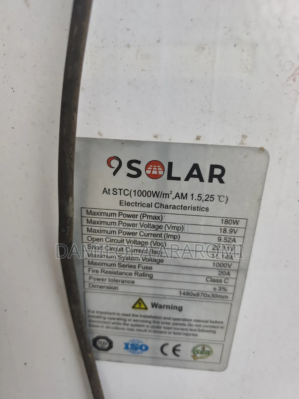 4 150watt Solar Panels