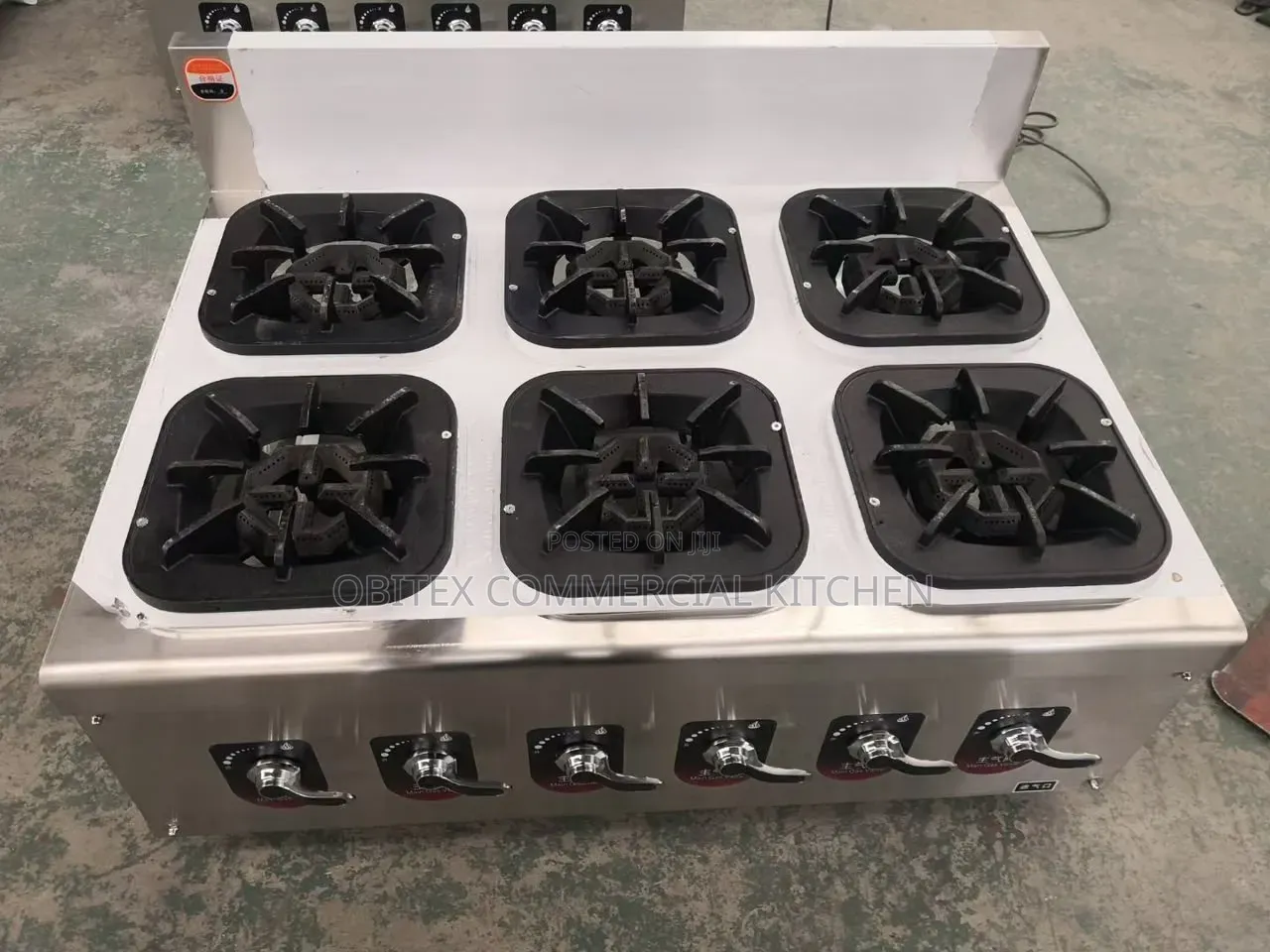 Industrial 6burners Gas Cooker With Undershelf Is Available for Sales