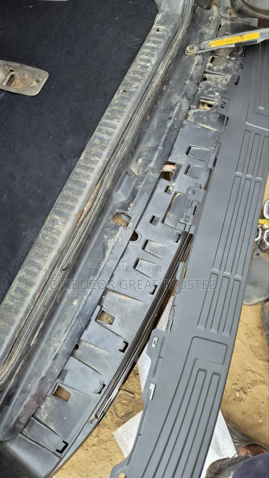 Back Bumper Mat for Toyota Prado