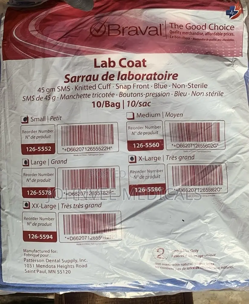 Disposable Labcoat Pack of 10pcs