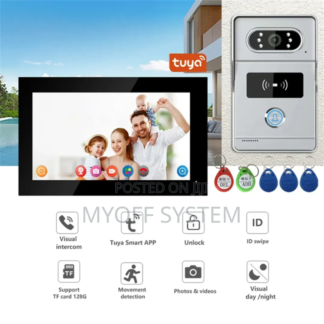 7 Inch Tuya Wired Video Door Bell