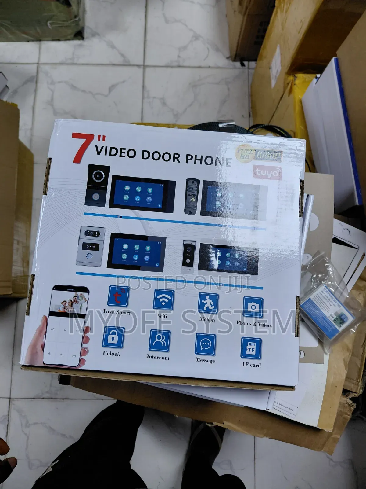 7 Inch Tuya Wired Video Door Bell