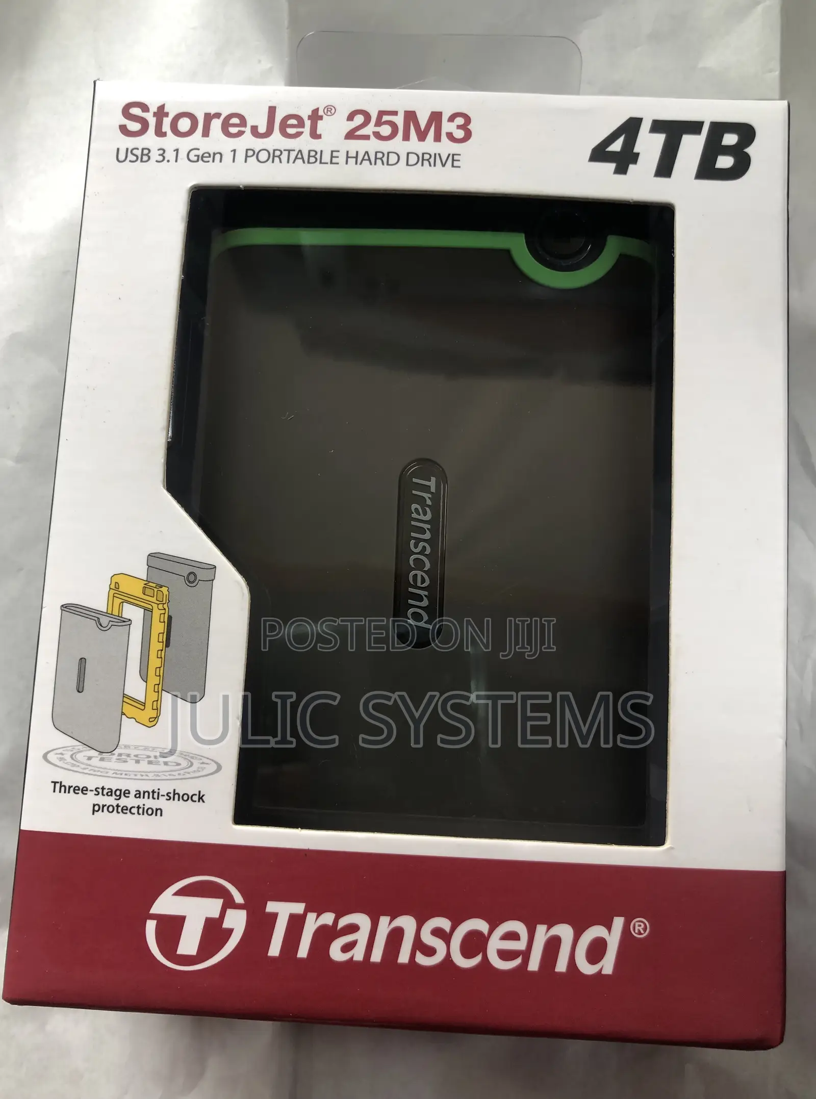 4TB Transcend Portable Storage
