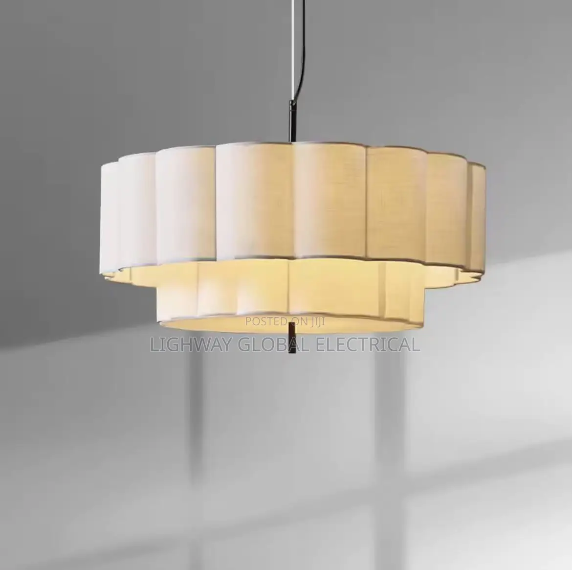 Post Modern Nordic Designer Fabric Luxury Chandelier