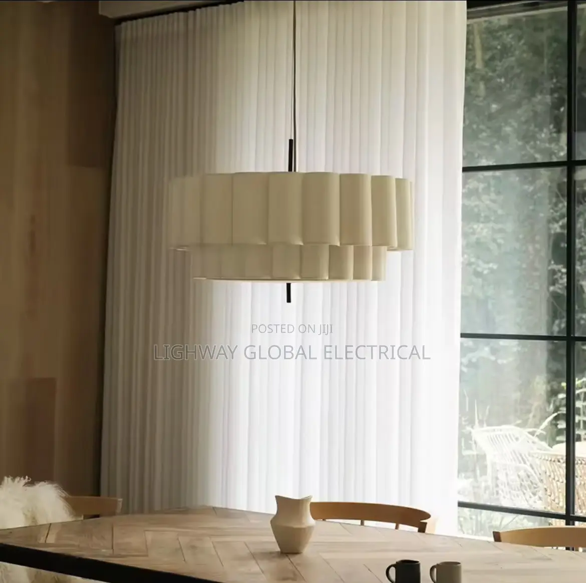 Post Modern Nordic Designer Fabric Luxury Chandelier