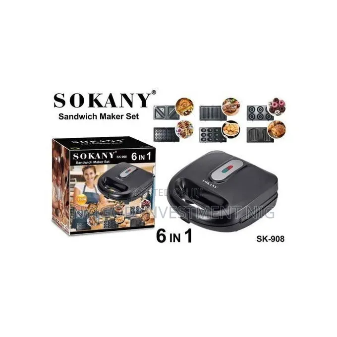 6 in 1 Sokany Toaster