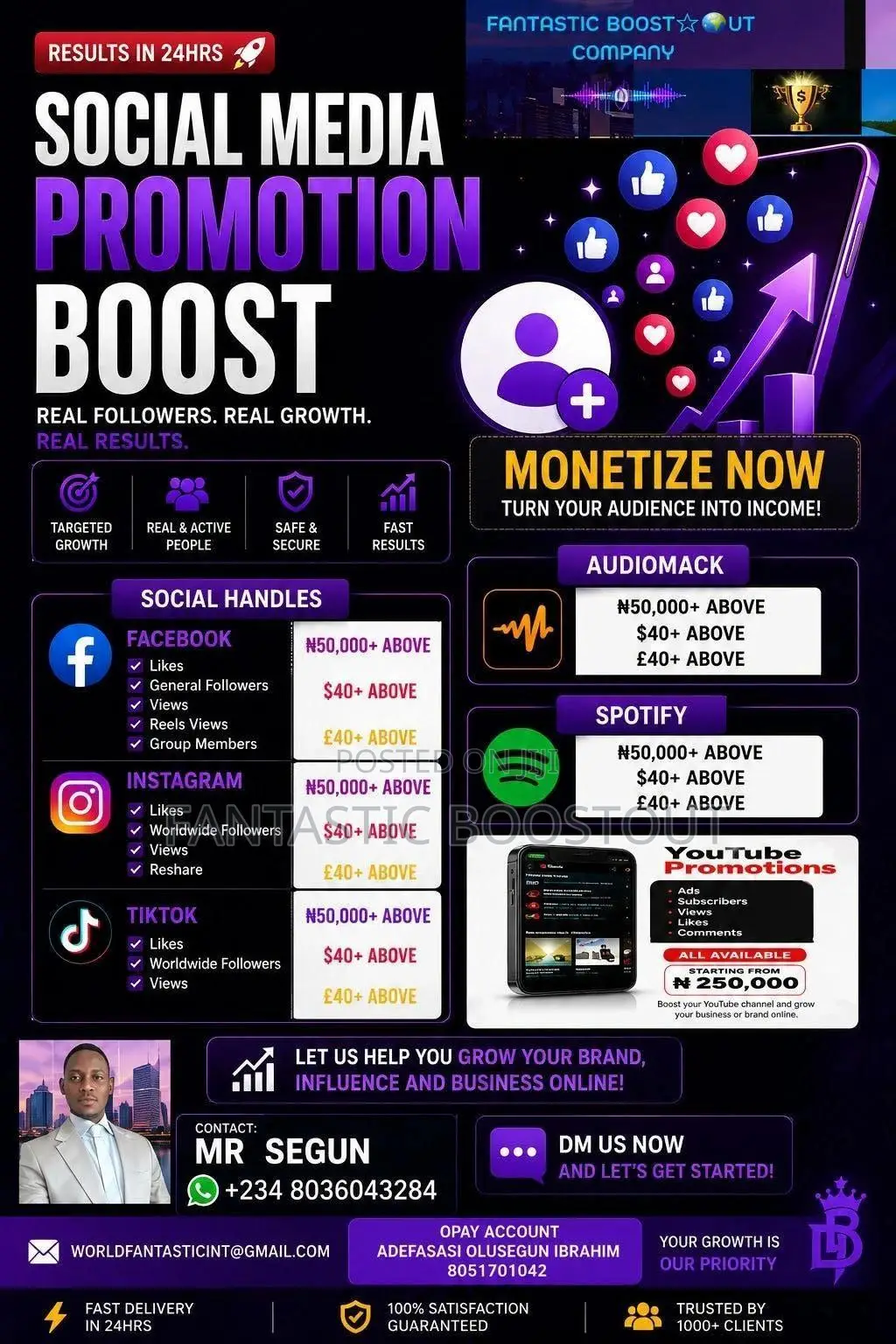 Social Media Promotion