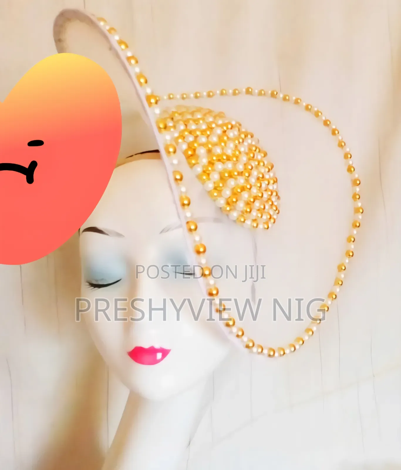 Gold Satellite Fascinator