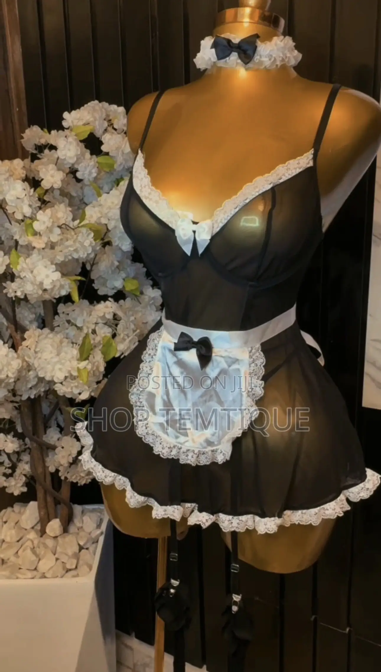 3-Piece Sexy Maid Lingerie