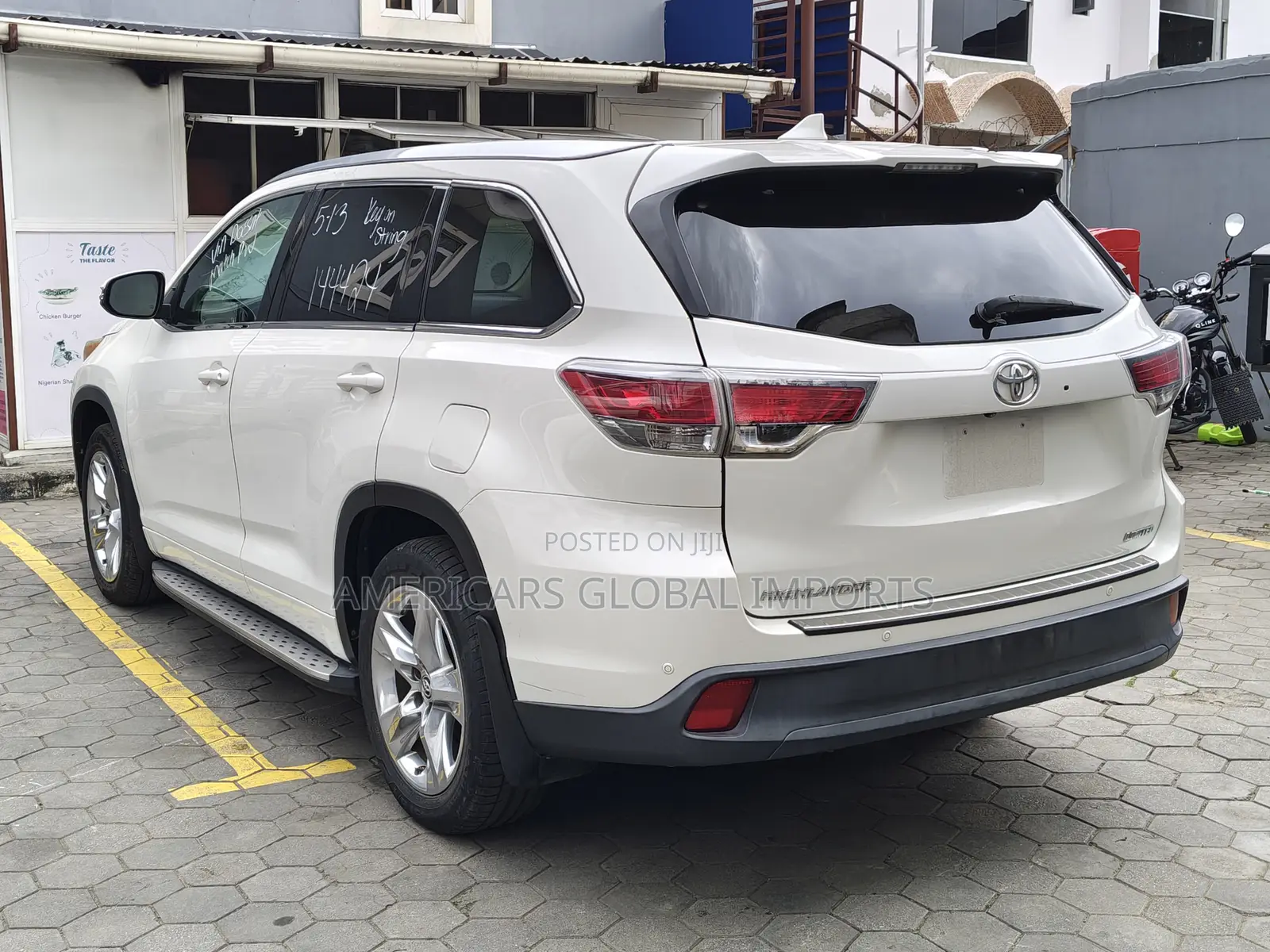 Toyota Highlander Limited V6 4x2 (3.5L 6cyl 6A) 2016 White
