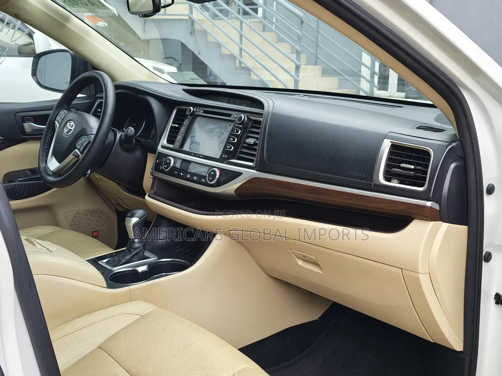 Toyota Highlander Limited V6 4x2 (3.5L 6cyl 6A) 2016 White