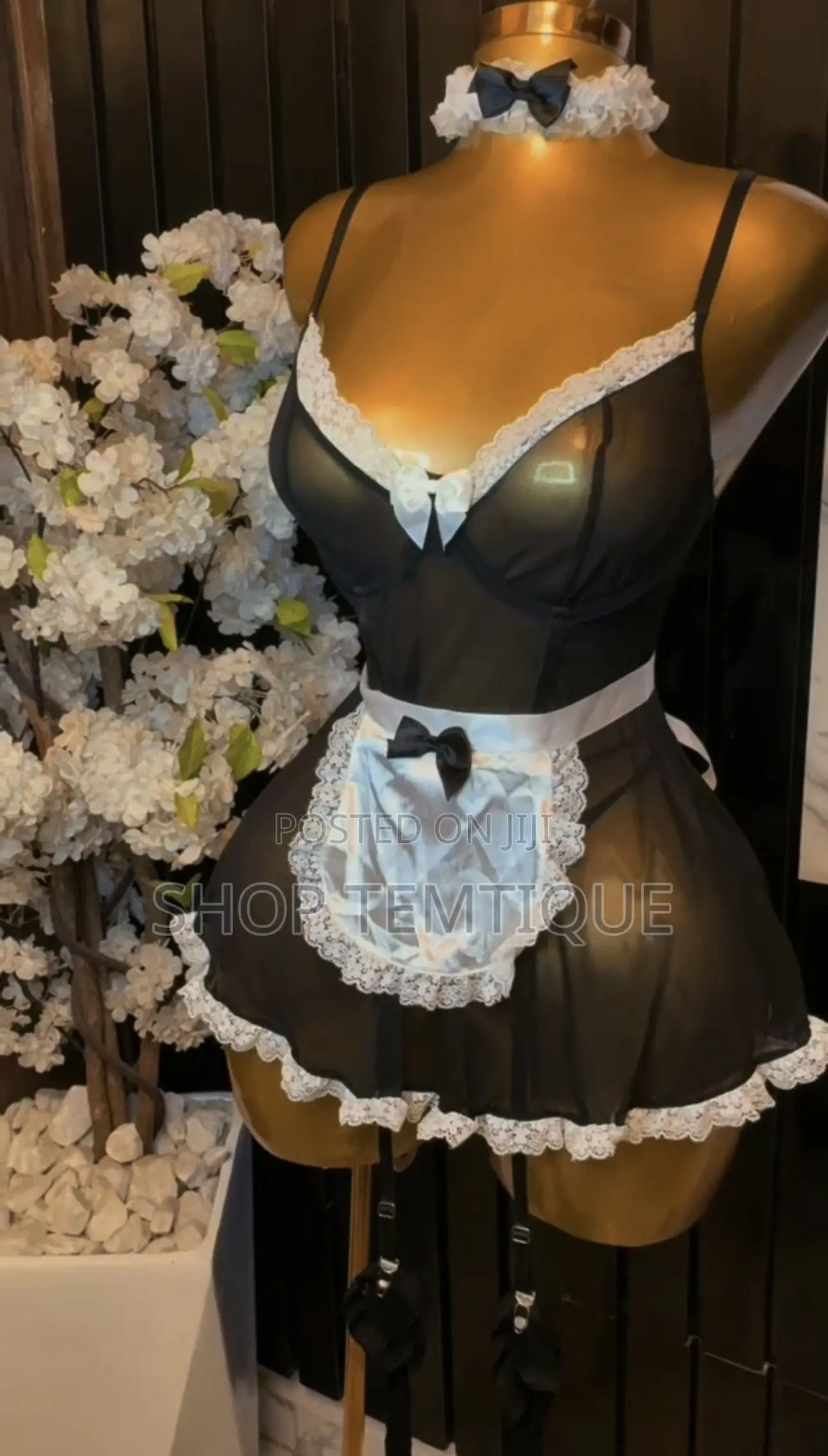 3-Piece Sexy Maid Lingerie