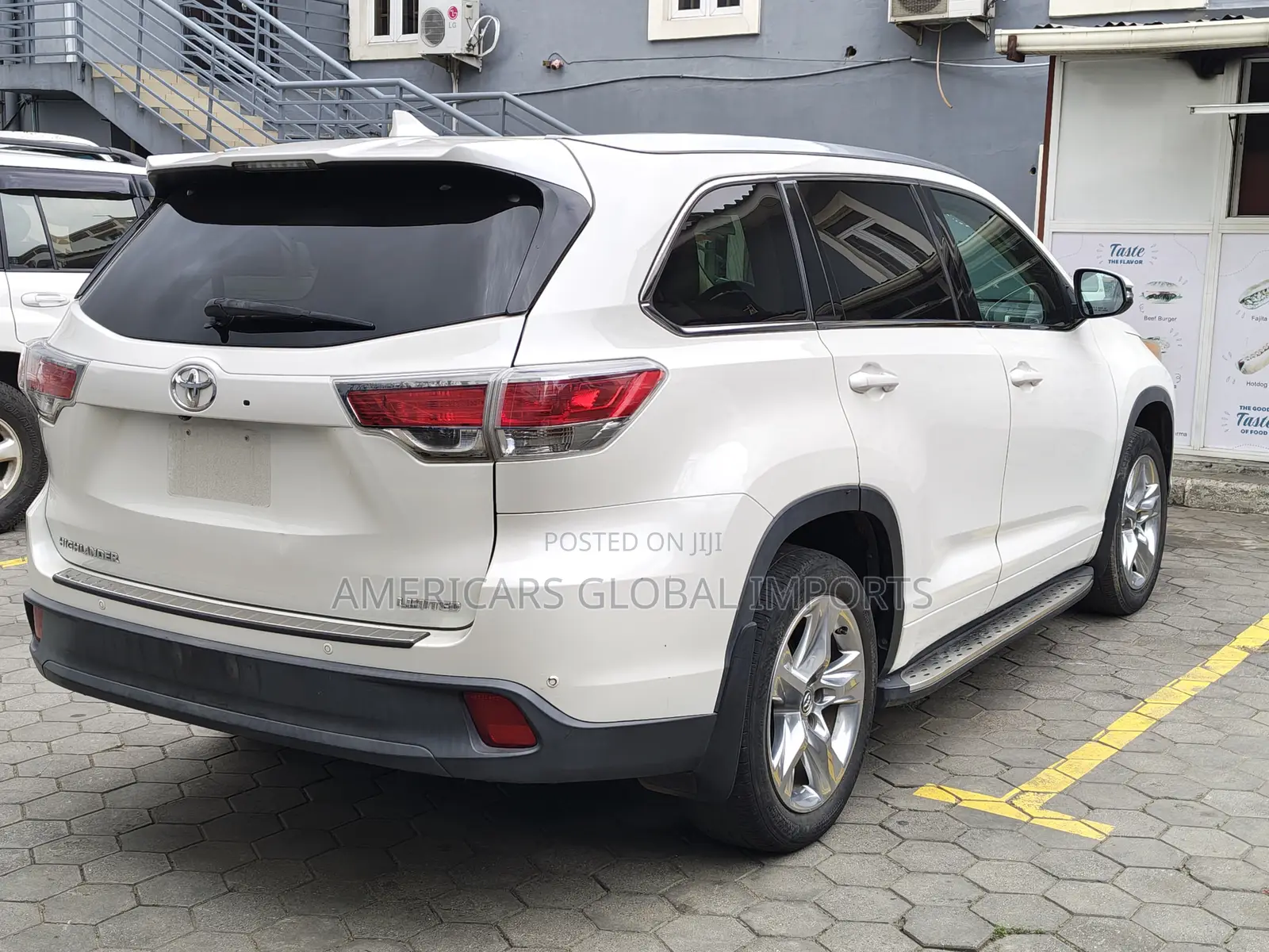 Toyota Highlander Limited V6 4x2 (3.5L 6cyl 6A) 2016 White