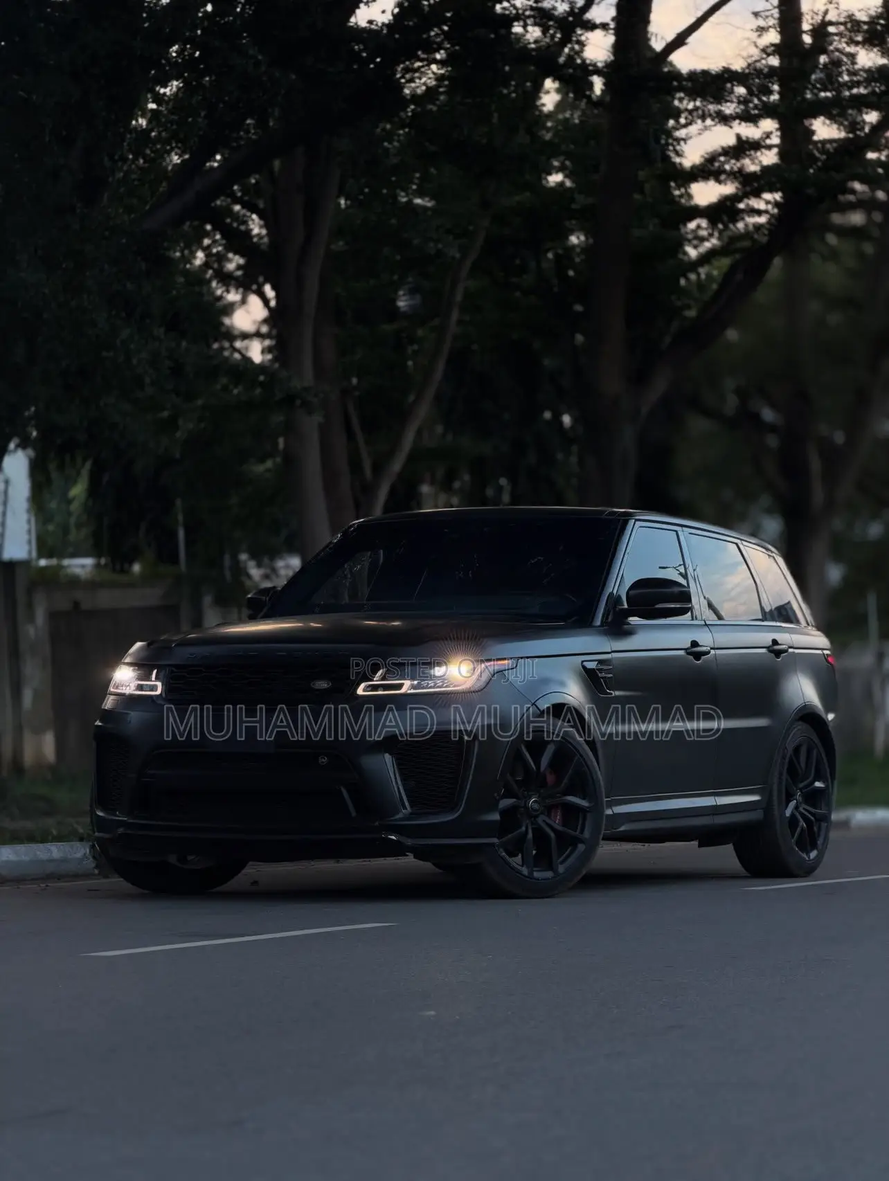 Land Rover Range Rover Sport SVR 4x4 2020 Matt Black