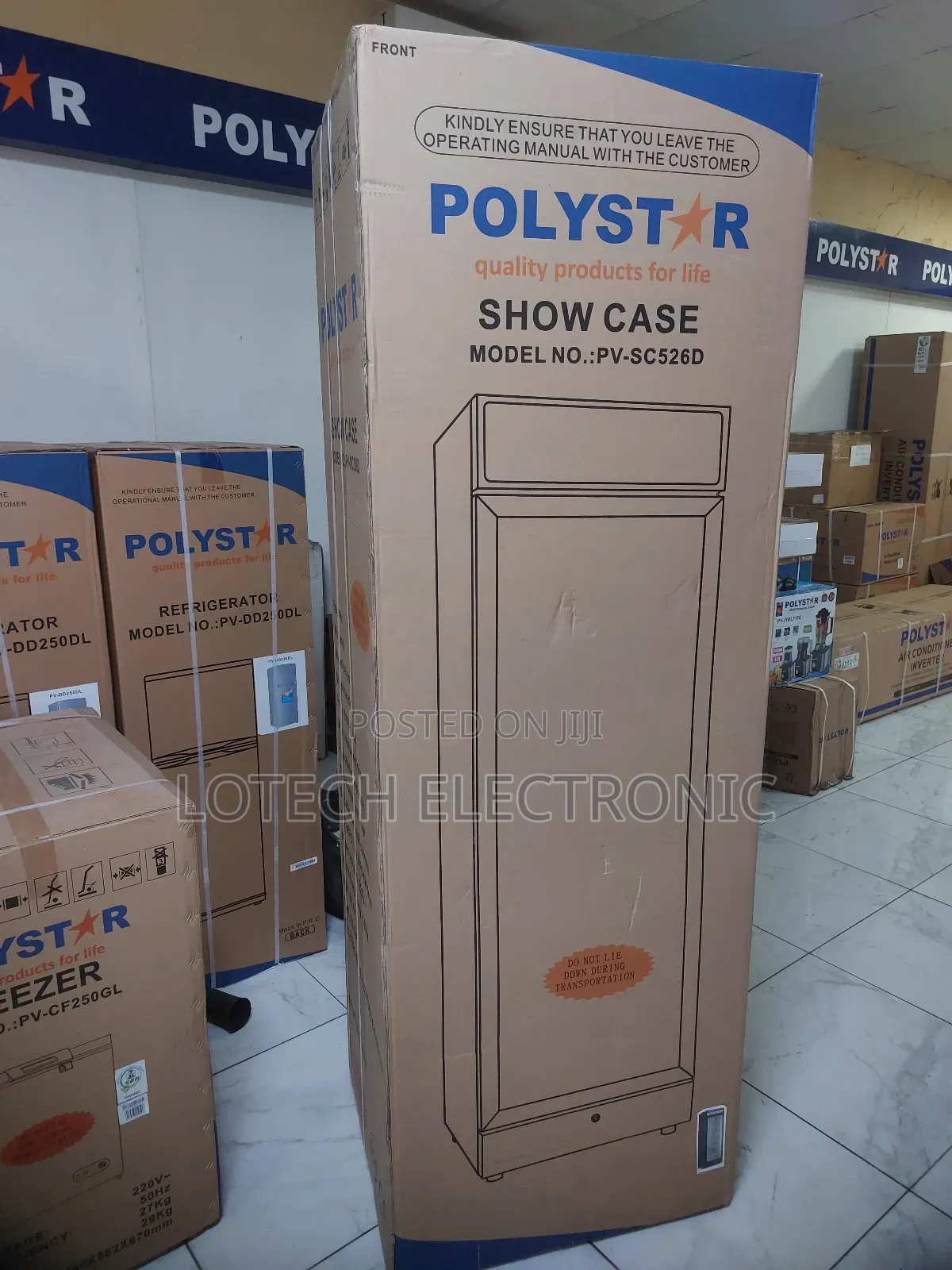 Polystar PV-SC526D Standing Display Chiller – 450L Capacity