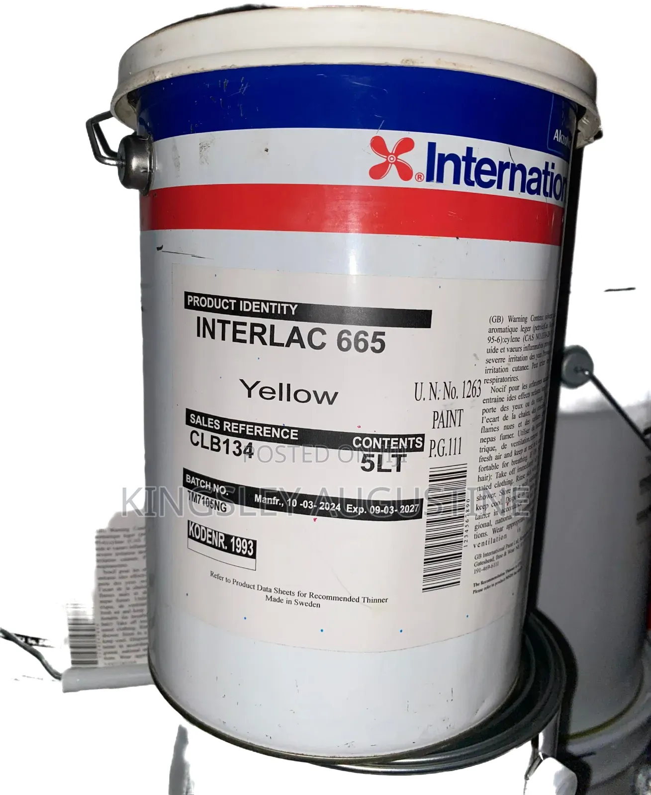 Interlac 665 Yellow 5l