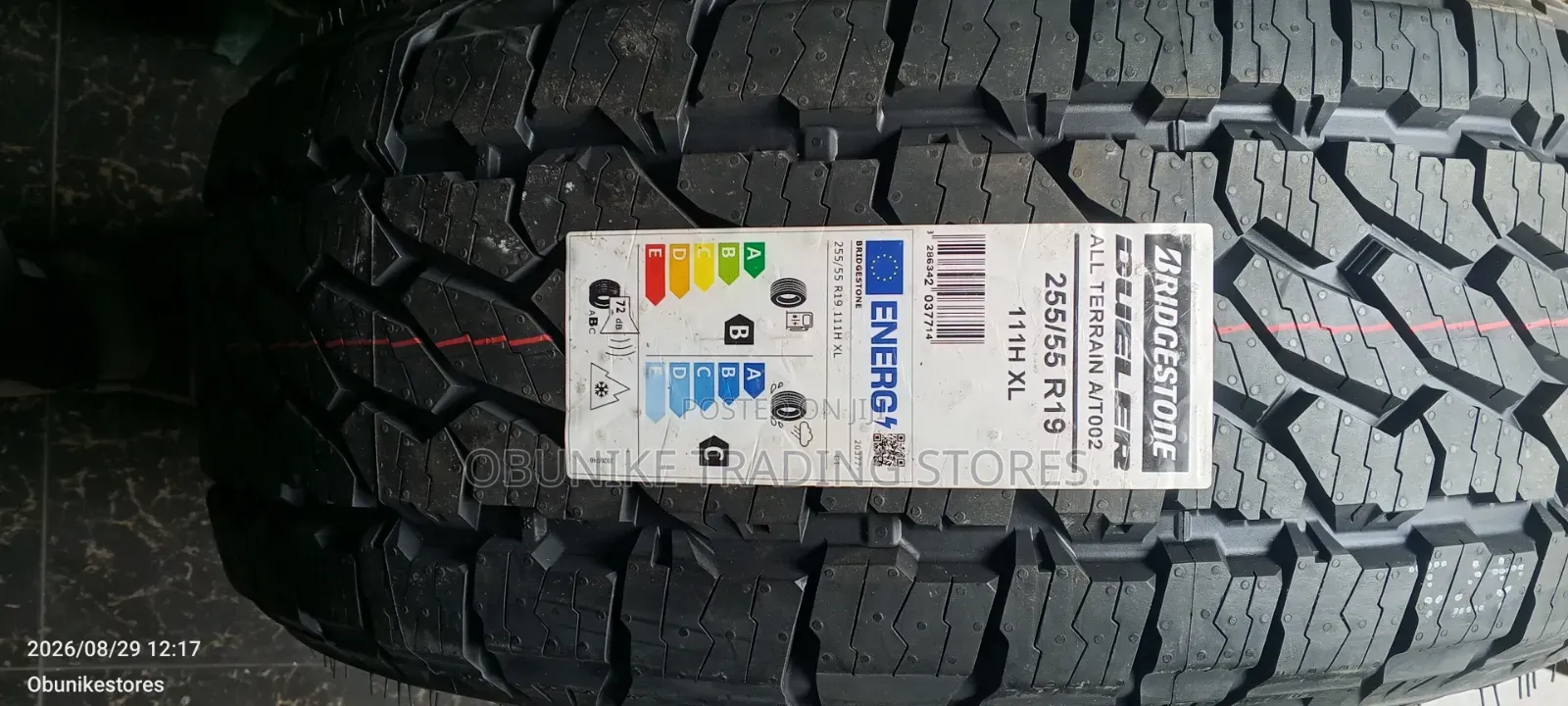 255/55r19 Bridgestone Tyre