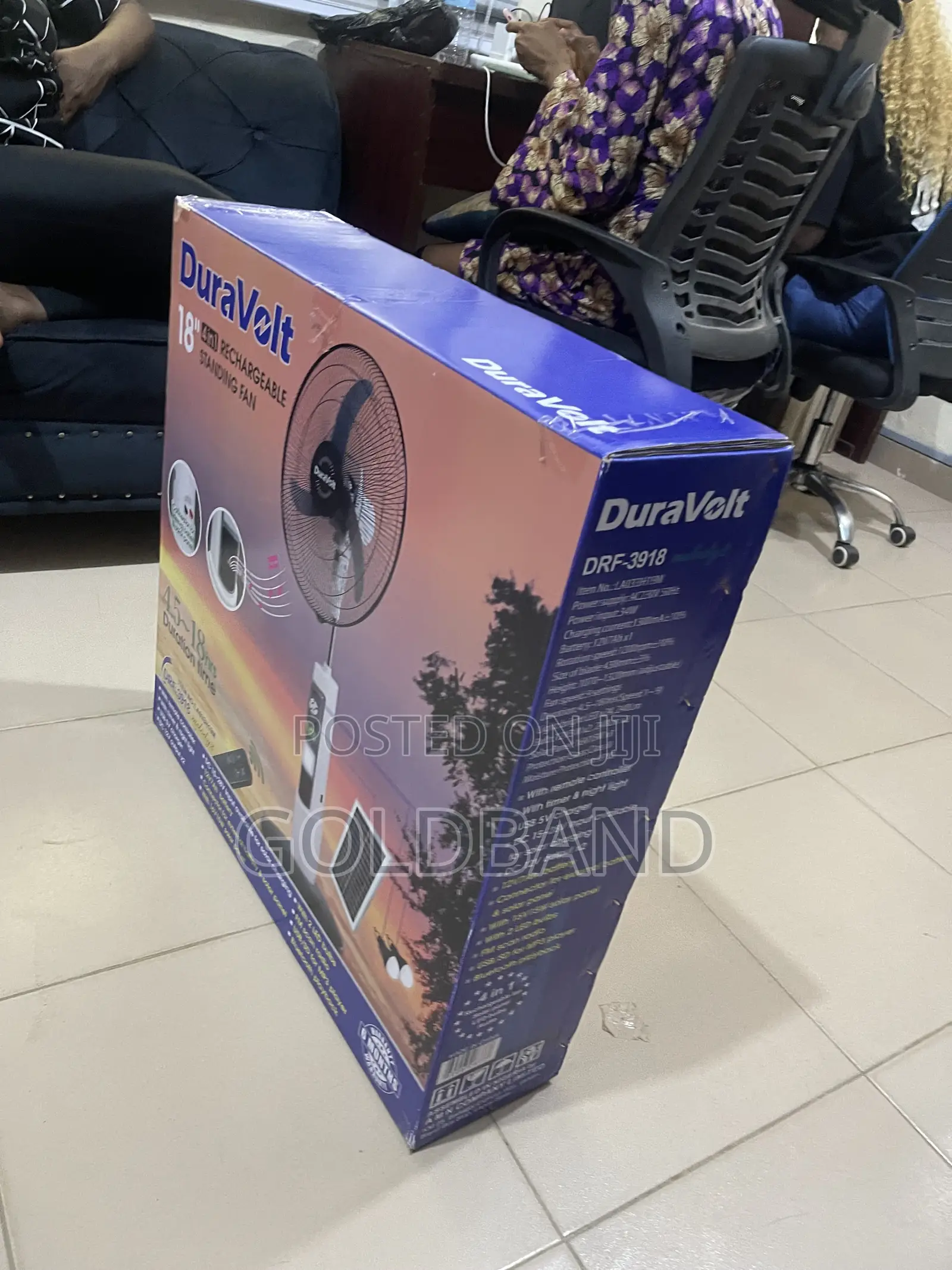 Duravolt 18 Inch Electric Standing Fan