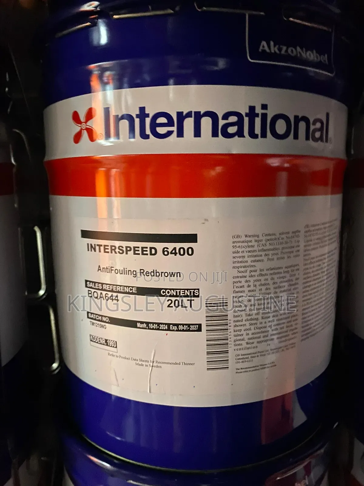 Interspeed 6400 AntiFouling Redbrown