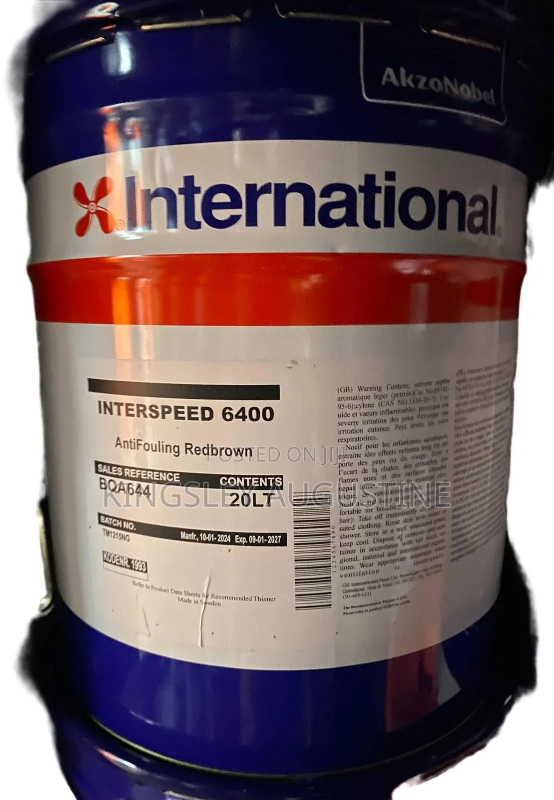 Interspeed 6400 AntiFouling Redbrown