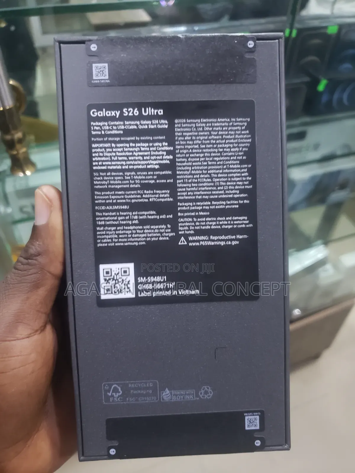 New Samsung Galaxy S26 Ultra 5G 256 GB Black