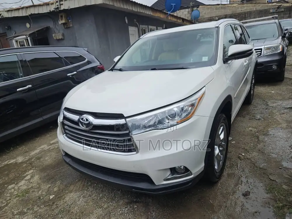 Toyota Highlander Limited Platinum V6 4x2 (3.5L 6cyl 6A) 2016 White