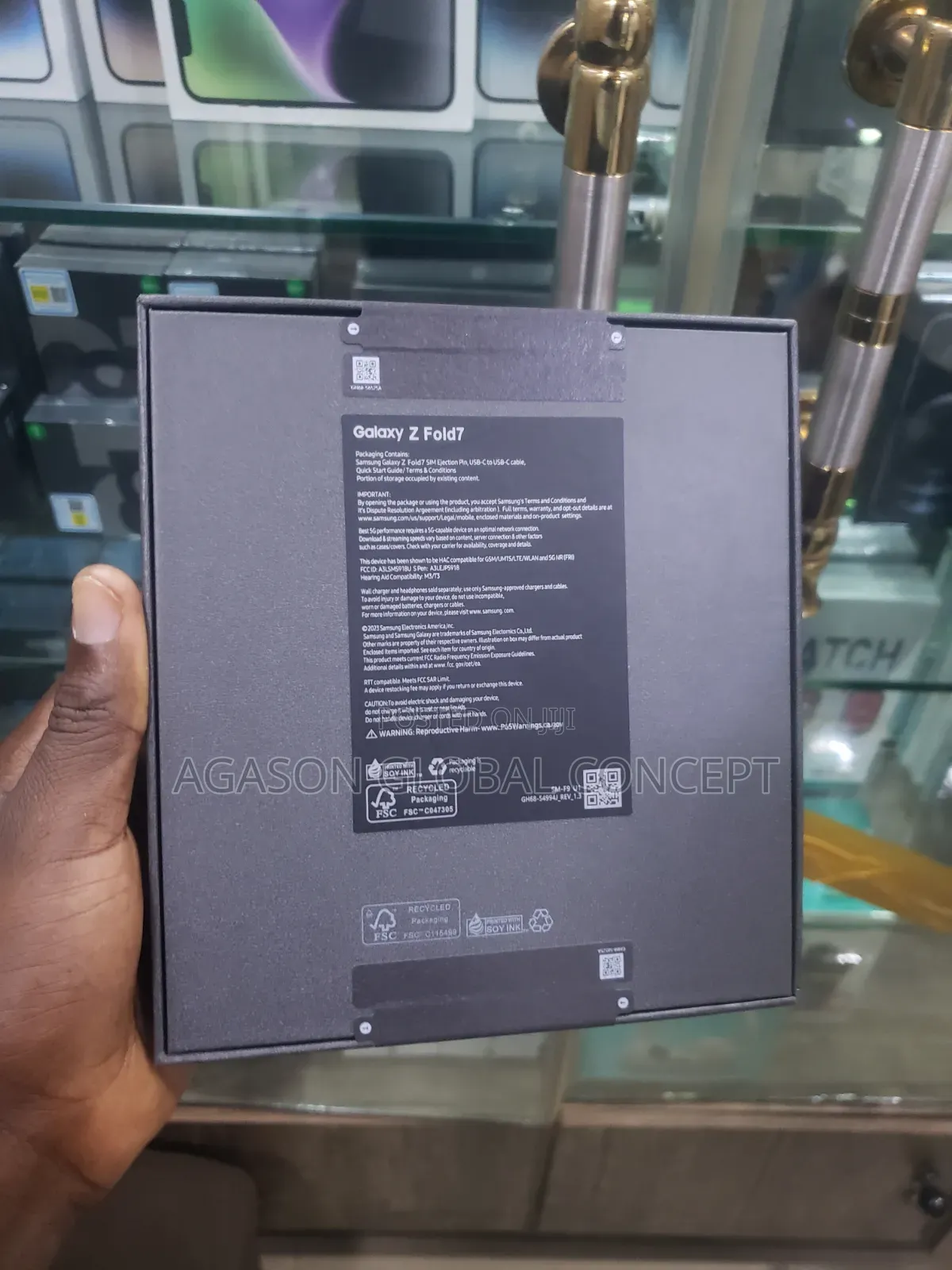 New Samsung Galaxy Z Fold7 256 GB Black