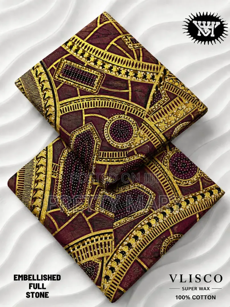 Vlisco Super Wax Ankara Fabric