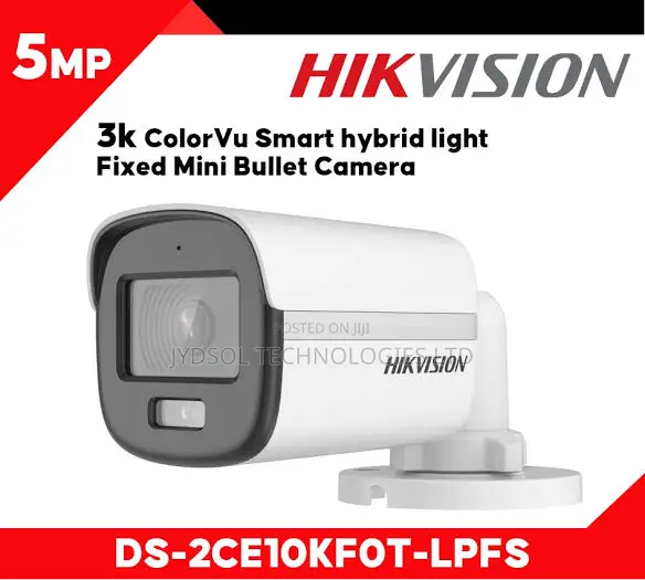 Hikvision 3K ColorVu Smart Hybrid Bullet Camera DS-2CE10KF0T-LPFS
