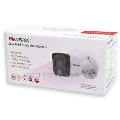 Hikvision 3K Smart Hybrid Light Audio Bullet Camera DS-2CE16K0T-LPFS