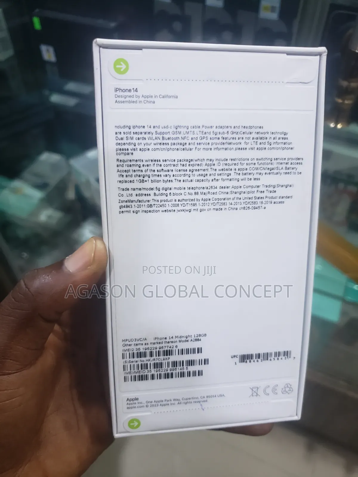 New Apple iPhone 14 128 GB Black