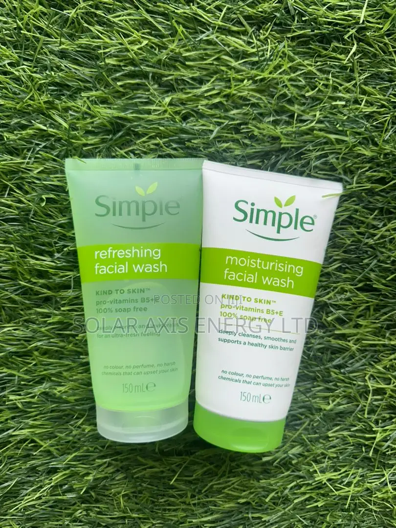 Simple Facial Washes (Refreshing & Moisturising - 150 Ml)