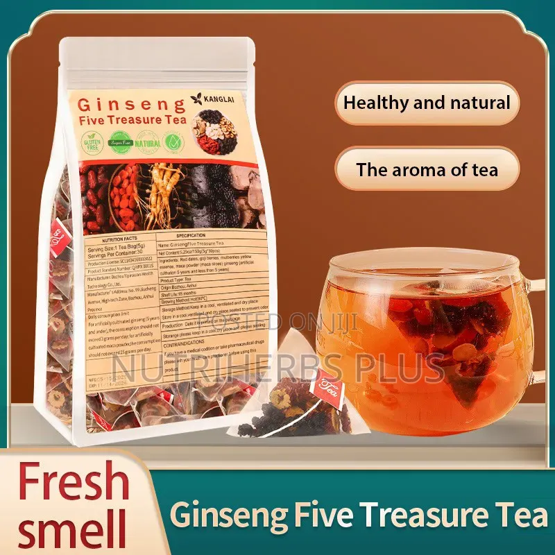 Ginseng Five Treasure Tea(Nourishes Kidney Health)