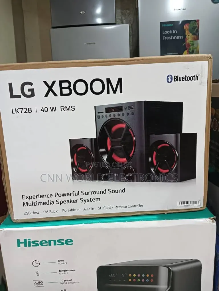 Brand New LG Xboom 40W Sound System Bluetooth USB Powerful Sound 2yrs