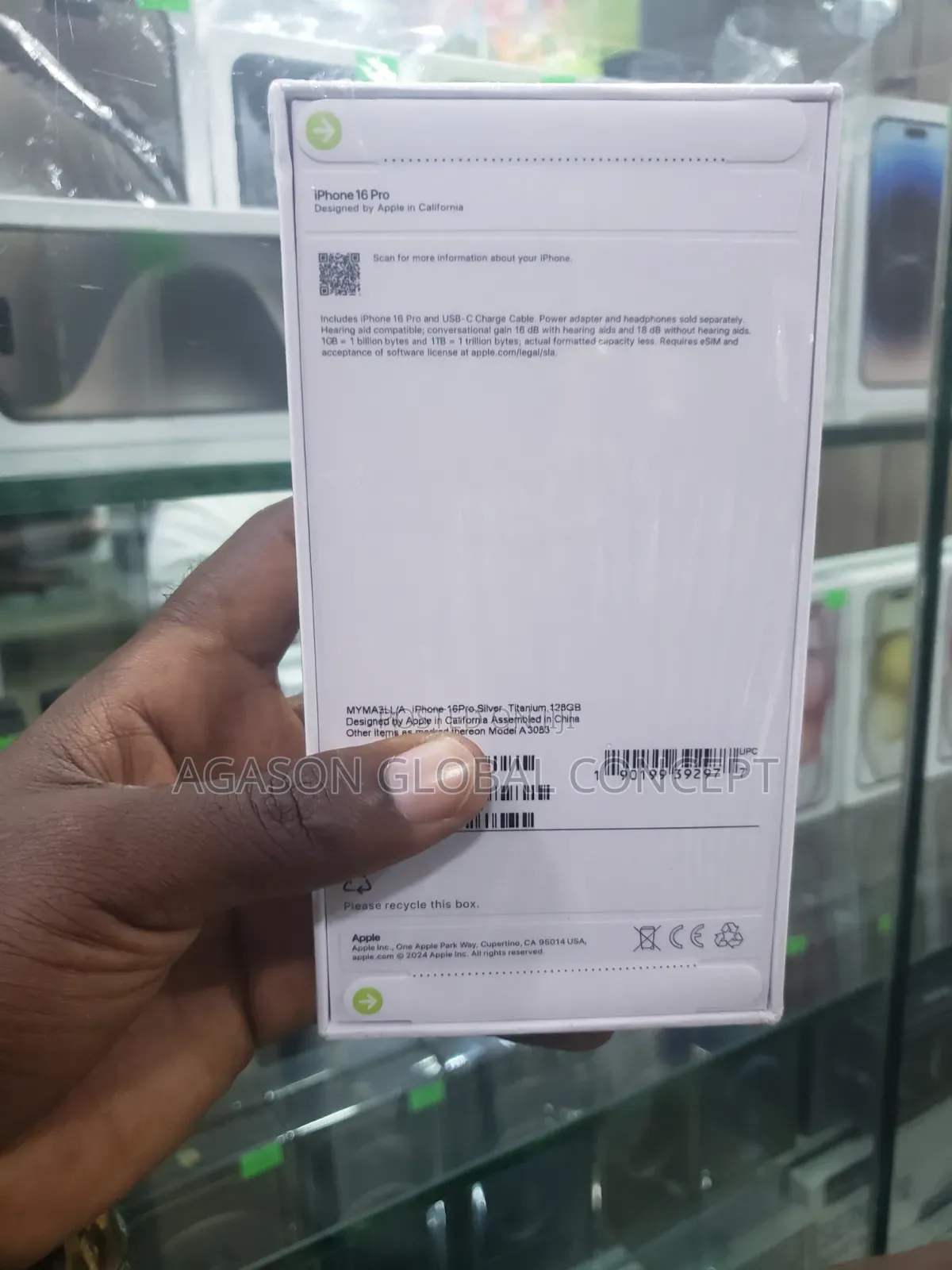 New Apple iPhone 16 Pro 128 GB Silver