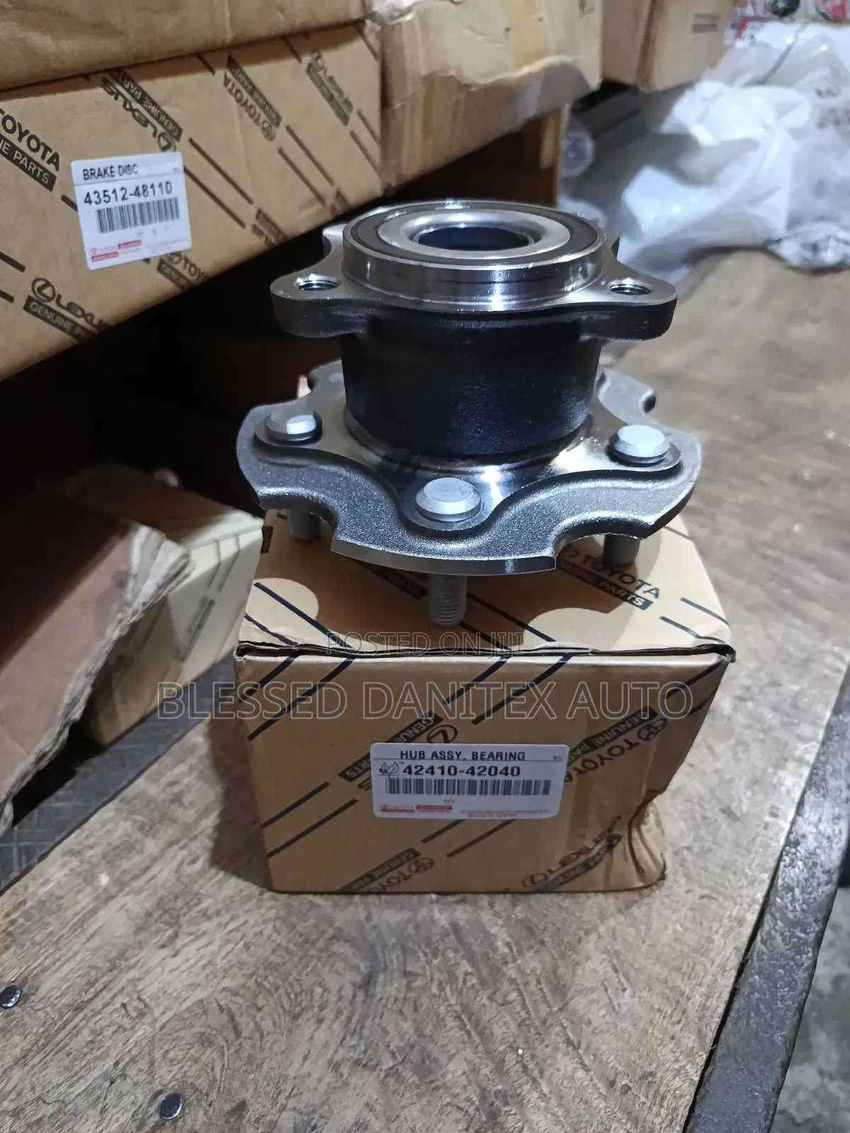 Back Hub of Toyota Rav - 4 2010 to 2017 Four-Wheel Drive