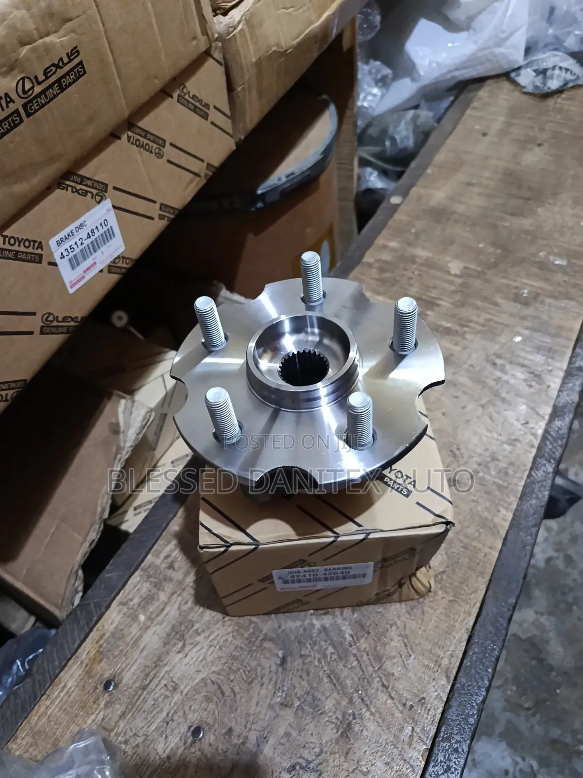 Back Hub of Toyota Rav - 4 2010 to 2017 Four-Wheel Drive