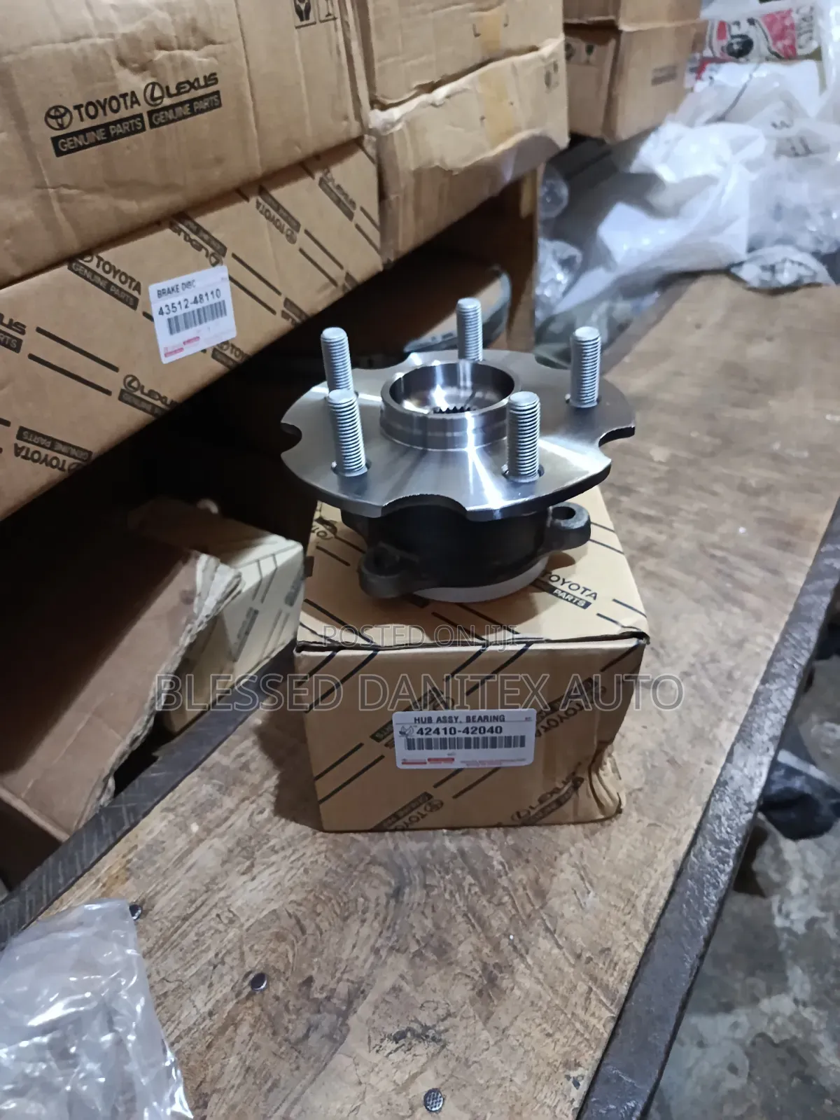 Back Hub of Toyota Rav - 4 2010 to 2017 Four-Wheel Drive